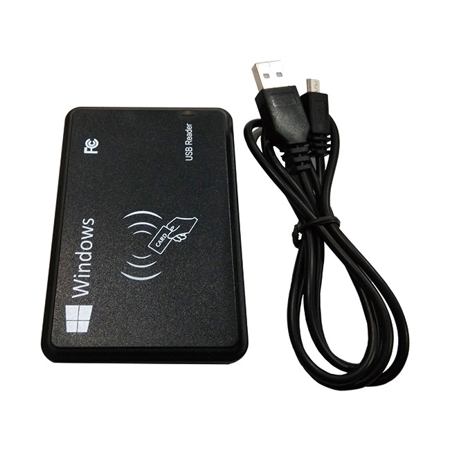 China Proximity Desktop RFID Card Reader ISO7816 RS22 USB Interface smart card reader factory