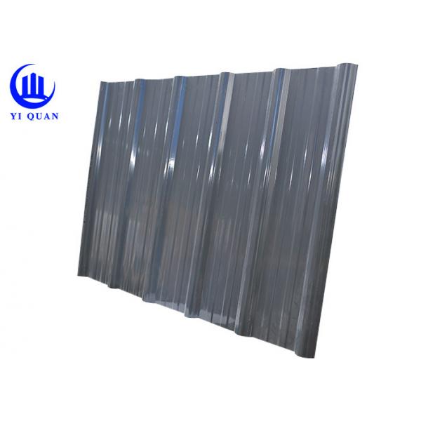 Quality 1130mm PVC Roof Tiles Bright Color ASA Corrugated Plastic Roofing Sheets for sale