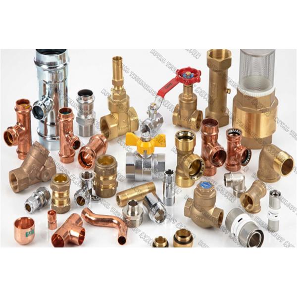Quality PVD Vacuum Metallizing Equipment on Copper Valves , Plumber Fittings / Chrome for sale