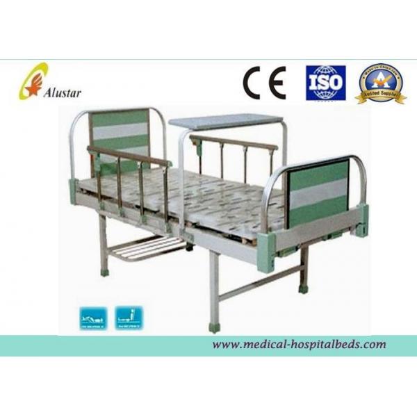 Quality 2 Crank Medical Hospital Beds Aluminum Alloy Frame Headboard With Shoes Holder (ALS-M222) for sale