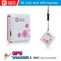 China personal mini children sos button GPS tracker with free platform gsm necklace gps kids for sale