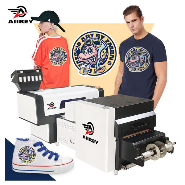 Quality DIY T Shirt Heat Transfer A2 PET Film printer With Spill Powder Machine for sale