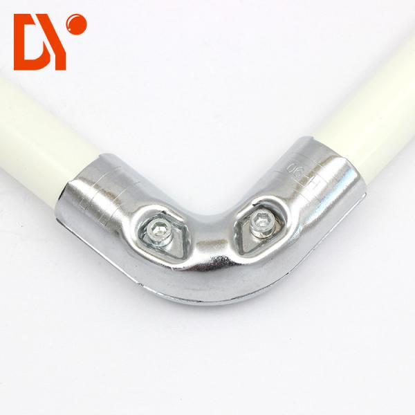 Quality Chrome Coated Metal Pipe Joints , Pipe Fitting System For Lean Pipe Products for sale