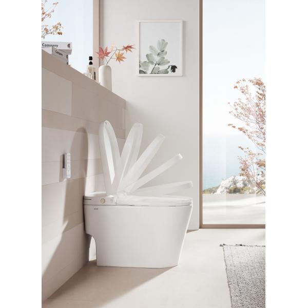 Quality Knob Control Ceramic Modern Smart Toilet , Siphonic jet Intelligent Toilet Bowl for sale