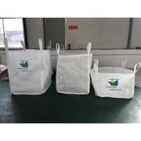 China 100% PP Woven FIBC Big Bag Customized Bulk Top Open Flat Bottom For Wheat factory