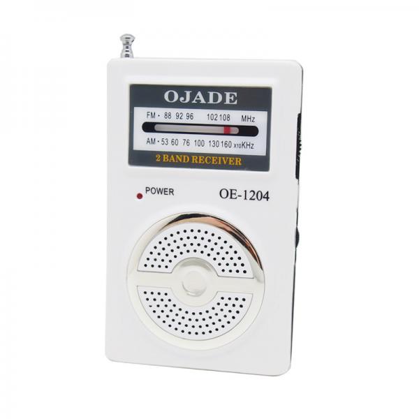Quality ABS material AM FM Desktop Radio 2 Band 98g Small Hand Held Dsp Chip for sale