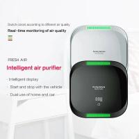 Quality PM2.5 Display Mini Portable Intelligent Air Purifier Smart Touch Car HEPA Filter for sale