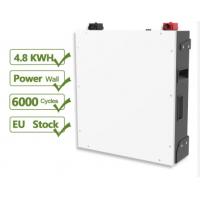 China 4800w lithium ion batteries 48v 100ah 5Kwh PV wall mounted lifepo4 battery pack for home energy storage factory