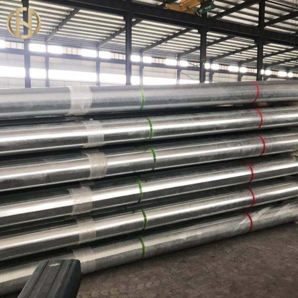 Quality Thickness 4mm Electrical Power Pole 10.5m Height Metal Power Pole for sale