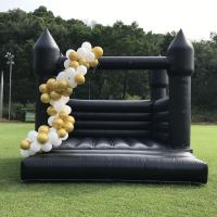 China Black Bounce House Kids Inflatable Bounce House Jumping Castle For Kids Pastel Bounce House Inflatable Wedding Bouncer factory