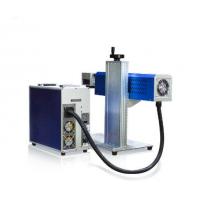 China Leather CO2 Laser Marking Machine / Glass Bottle Fiber Laser Marking System for sale