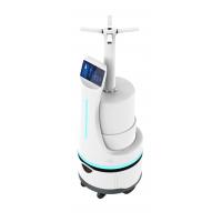 China Android 5.1 Disinfection Spray Robot IPS Screen Autonomous Delivery Robot Project for sale
