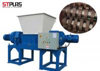 China Wood Plastic Shredder Machine / Double Shaft Shredder Machine CE SGS Pass factory