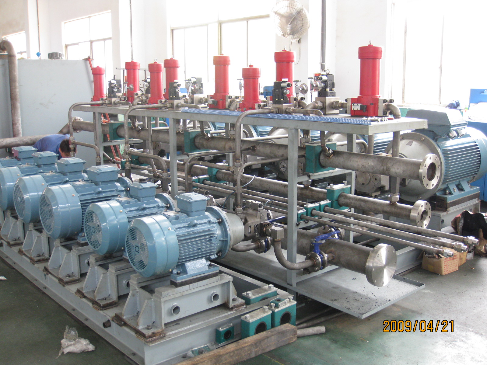 China 4kw - 315kw Electric Motor Drive Hydraulic Unit For Sea Drilling Platform factory