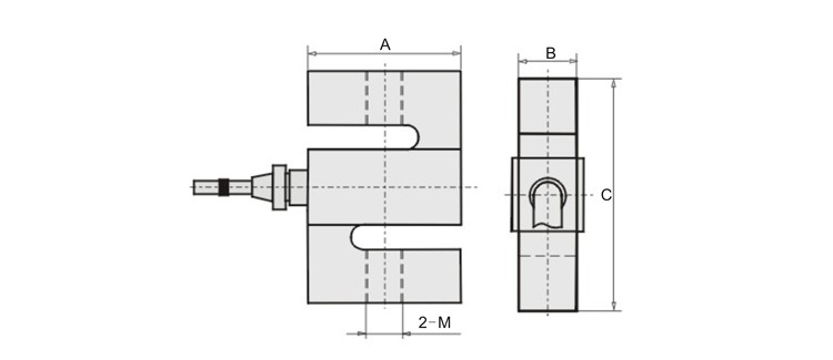 GSL301 500kg S type Compression Tension Load Cell