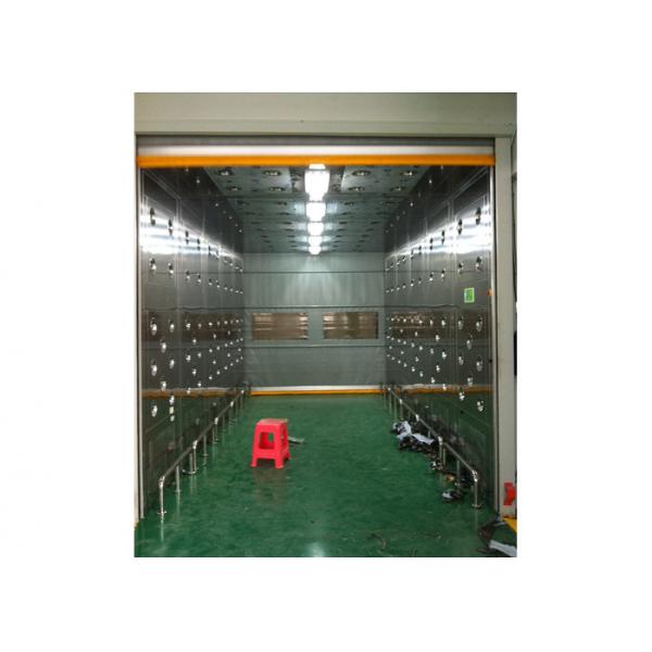 Quality Anti-Static Class 1000 Cleanroom Air Shower Tunnel With 3 Directional Blowing for sale