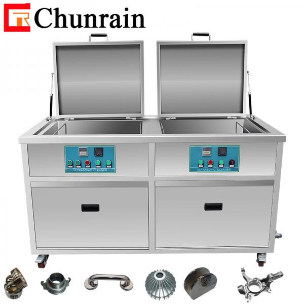 Quality FCC Large Industrial Multi Tank Ultrasonic Cleaner For Truck Motor Engine Parts 1500L for sale