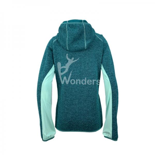 Quality Ladies Fashion Windproof Softshell Jackets Hybrid Sweatshirt Jacket 100% for sale