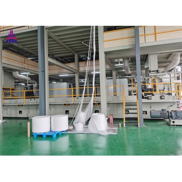 Quality 1200mm 800KW Spunbond Nonwoven Fabric Machine Air Drawing High Speed for sale