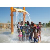China Commercial Fiberglass Aqua Play Games Children Pool Big Water Buckets for sale