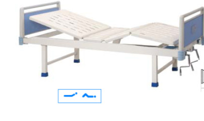 China Semi-Fowler Medical Hospital Bed , Home Medicare Hospital Bed for sale
