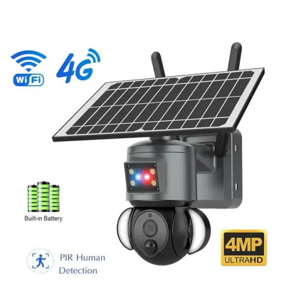 Quality Outdoor Indoor CCTV Security Camera Panoramic With 4MP Floodlight for sale