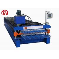 Quality Customized Color Coated Ce PLC Steel Tile Roll Forming Machine for sale