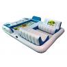 China Large Inflatable Floating Island , Inflatable Lounge Water Floating Games For Leisure factory