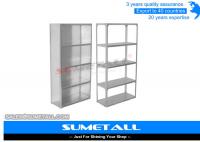 China Commercial Slotted Angle Shelving / Heavy Duty Metal Shelving Corrosion Protection factory