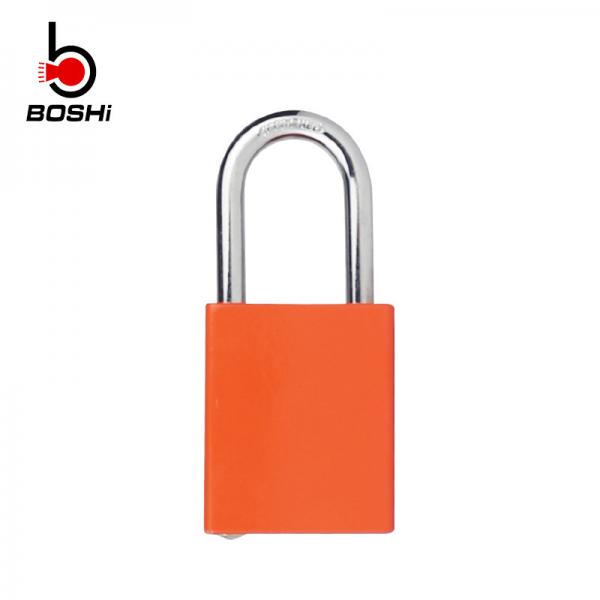 Quality Colorful Aluminum Padlock High Strength Paint Surface Humanized Design for sale