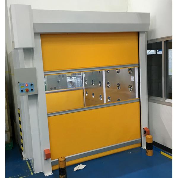 Quality W1800mm Cargo Air Shower Tunnel With Fast Speed Shutter Doors for For Forklift,  Powder coated steel material for sale