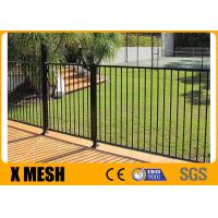 Quality H 2.1m Security Metal Fencing Powder Coated Aluminium Palisade Fence for sale
