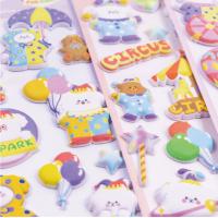 Quality Children'S Cartoon 3d Three Dimensional Stickers Cute Bubble Stickers Powerful for sale
