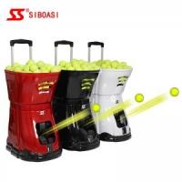 China 150 Balls Capacity Siboasi Sports Tennis Ball Machine Launcher for sale