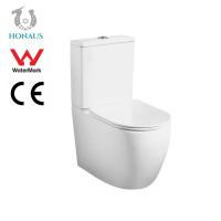 Quality Hotel Watermark Two Piece Toilet Bowl UF Seat 75-180mm P Trap Water Closet for sale