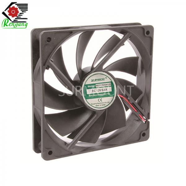 Quality Square Ball Bearing 120mm Axial Fan Large Air Volume With 9 Blades for sale