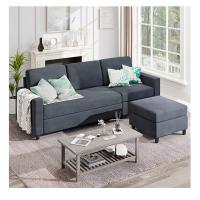 China Apartment Modular Sectional Couch L Shaped Stain Resistant Convertible factory