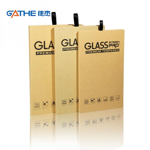 Quality GATHE Protective Film Phone Case Boxes Mobile Cover Packaging Kraft Paper for sale