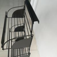 China Magazine Display Rack Shelf Fittings , Store Display Stand 3mm Wire Depth for sale
