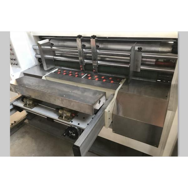 Quality Lead Edge Feeding Automatic Corrugation Machine With Printing Rotary Slotter for sale