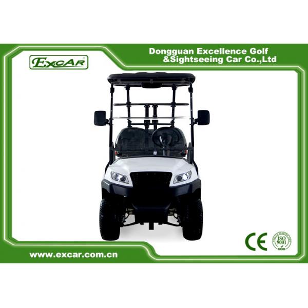Quality 48V Trojan Battery Electric Golf Carts 2 Seater White Club Car Electric Golf Car for sale