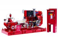 China High Performance Split Case Fire Pump , Fire Fighting Water Pump 180kw Shaft Power factory