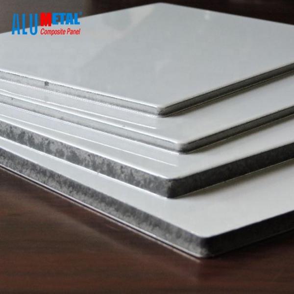 Quality 2mm Fireproof Aluminium Composite Panel Wall Cladding Fluorocarbon Alloy 1100 for sale