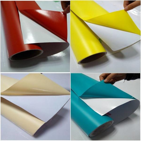 Quality Glossy 1060mmx50m Multi Color Vinyl Stickers Permanent Adhesive for sale