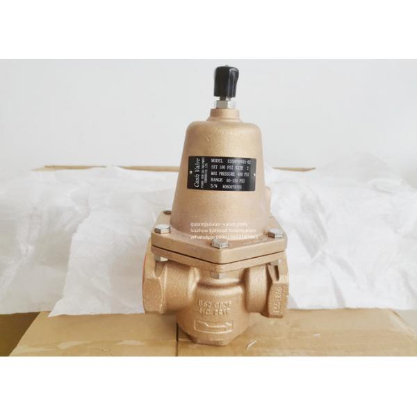 Quality E55 Model Cash Valve Clean Oxygen Gas Pressure Regulating Valve / Bronze Body Material From Emerson Fisher for sale
