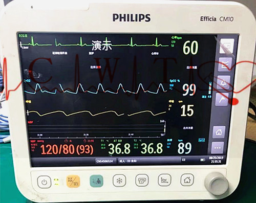 Quality Philip Efficia CM10 Used Patient Monitor Medical Equipment 90 Days Warranty for sale