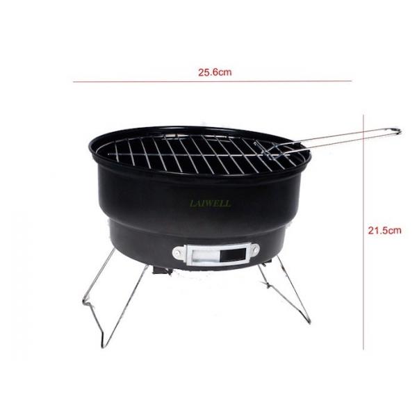 Quality Metal Stamping 25.6*21.5cm Steel Barbecue Grills Outdoor Mini Portable Oven for sale