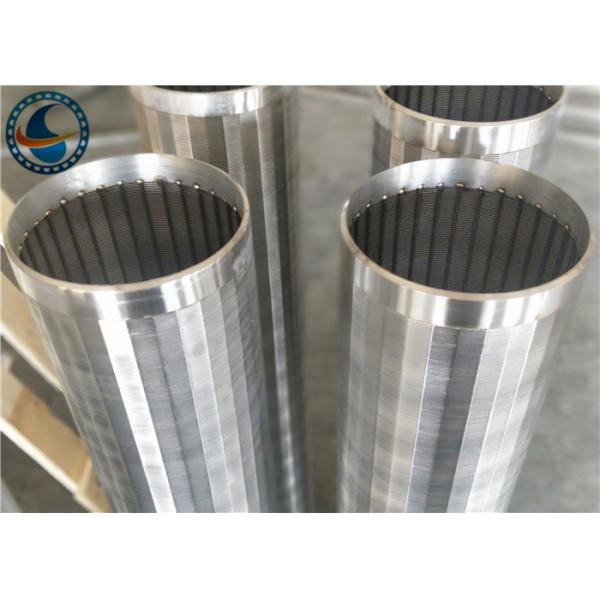 Quality Heavy Type Slotted Screen Pipe , Stainless Steel Water Well Screen Tube for sale