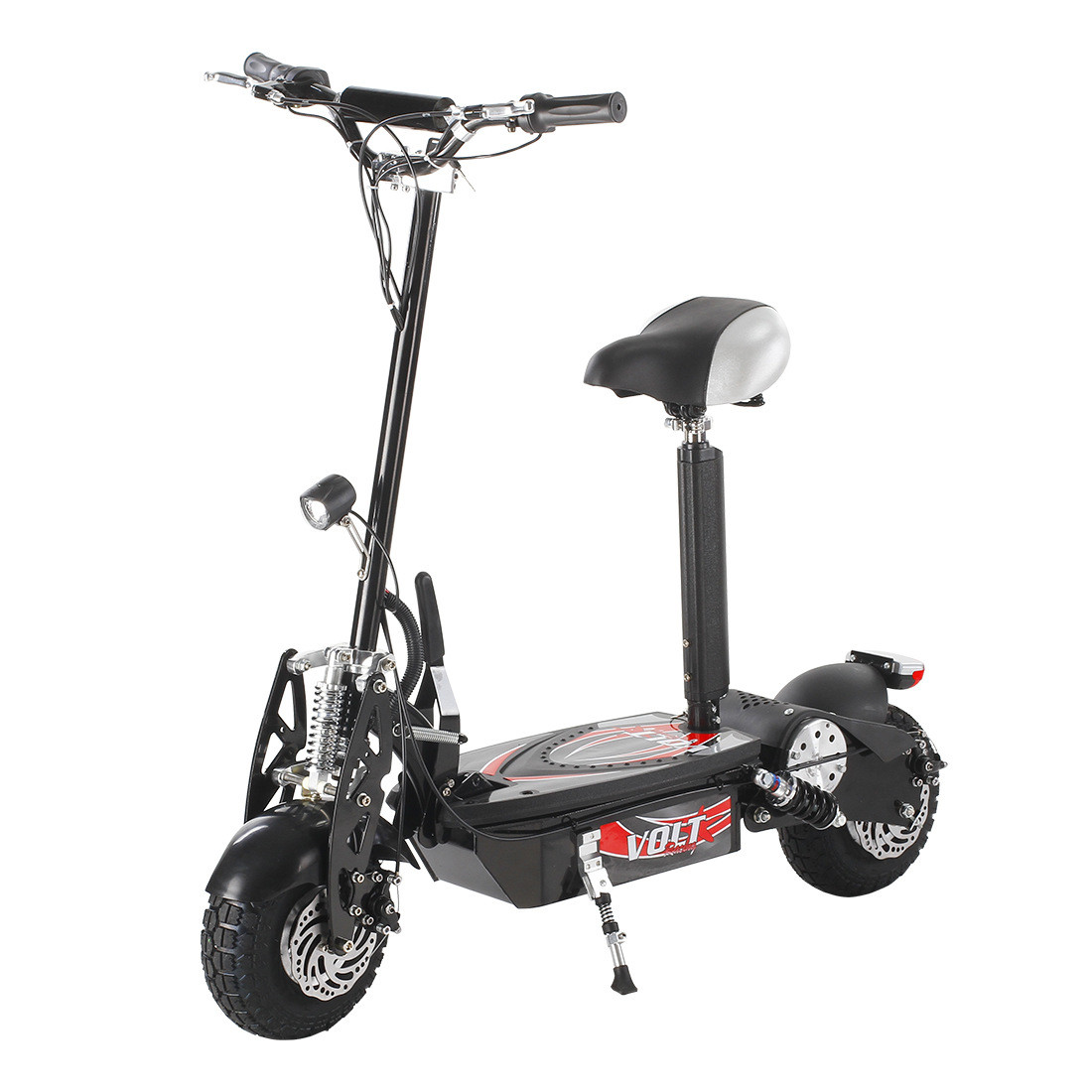 China 48V12A Folding Electric Scooter 1000W Foldable Electric Scooter With Seat factory