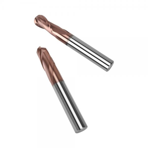 Quality HRC60 Tungsten Carbide Ball Nose End Mills for Stainless Steel for sale